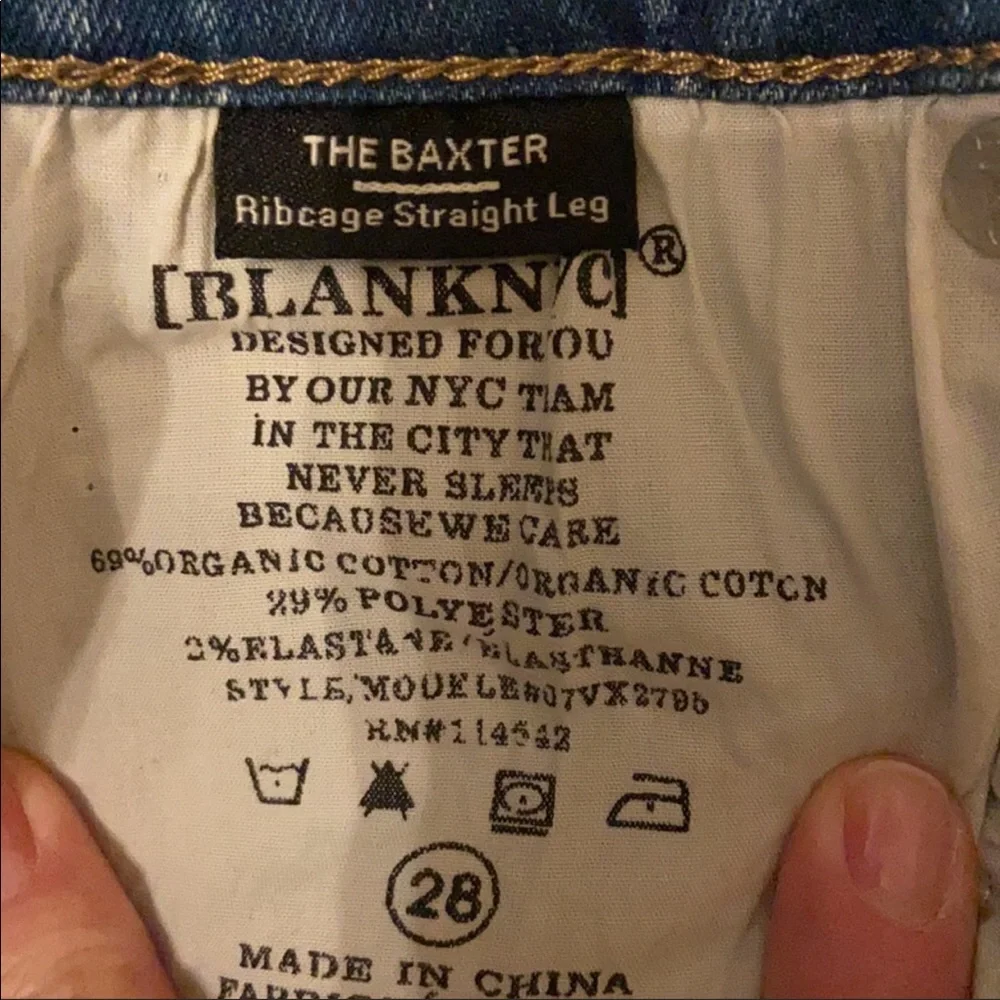 Baxter Ribcage Straight Jeans NWT - Picture 13 of 16